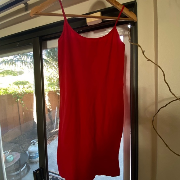 Red spandex mini dress - Picture 1 of 3
